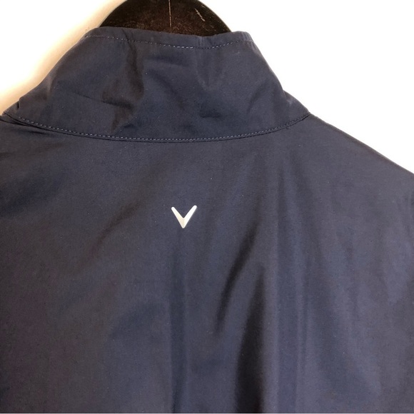 Callaway Navy Full Zippered Golf Windbreaker XL - Picture 4 of 8